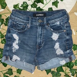 Express Ripped Shorts